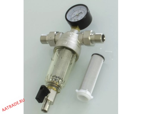 Фильтр механической очистки с манометром для холодной воды Vieir JC152-N