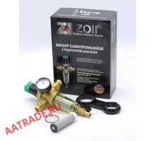 Фильтр с регулятором давления и манометром для холодной воды Zoll Zl-8801