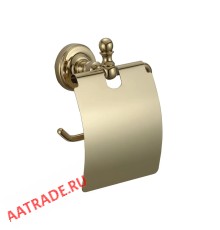 Держатель туалетной бумаги с крышкой Ganzer GZ31030-E золото