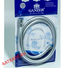 Шланг для душа силиконовый серебристый 150 см Ganzer GZ50150