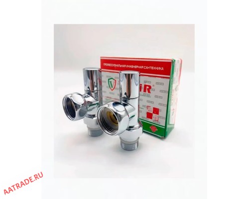 Кран угловой для полотенцесушителя хром 3/4НРx1ВР Vieir VR2045B