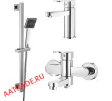 Комплект смесителей в ванную комнату (3 в 1) GANZER BOLDER GZ06037 (GZ90037)