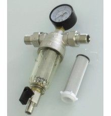 Фильтр механической очистки с манометром для холодной воды Vieir JC152-N