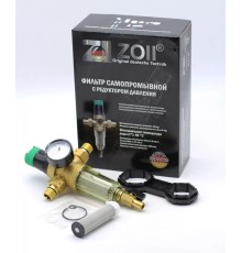 Фильтр с регулятором давления и манометром для холодной воды Zoll Zl-8801