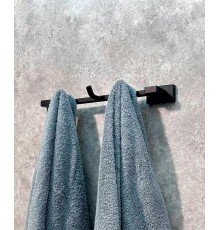 Вешалка для полотенца с 3-я крючками Vieir V5014-C черный